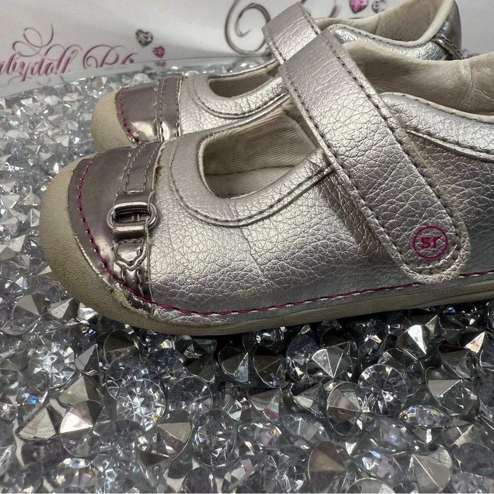 Windriver shoes sneakers shiny pink Chic Silver Baby Walker Shoes